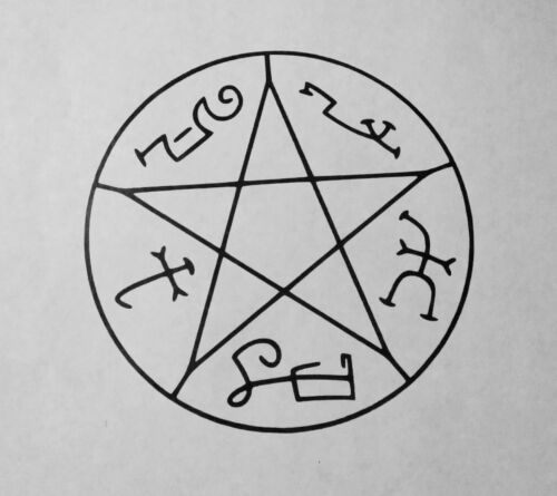 Vinile Supernatural Devils Trap Sigil Symbol taglio di precisione scegli il tuo colore - Foto 1 di 2