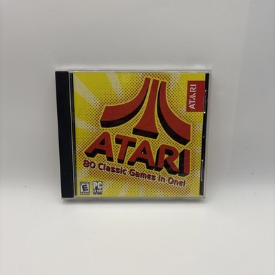 CLEAN Atari: 80 Classic Games in One-PC CD ROM Software (2003) Win 98/Me/2000/XP