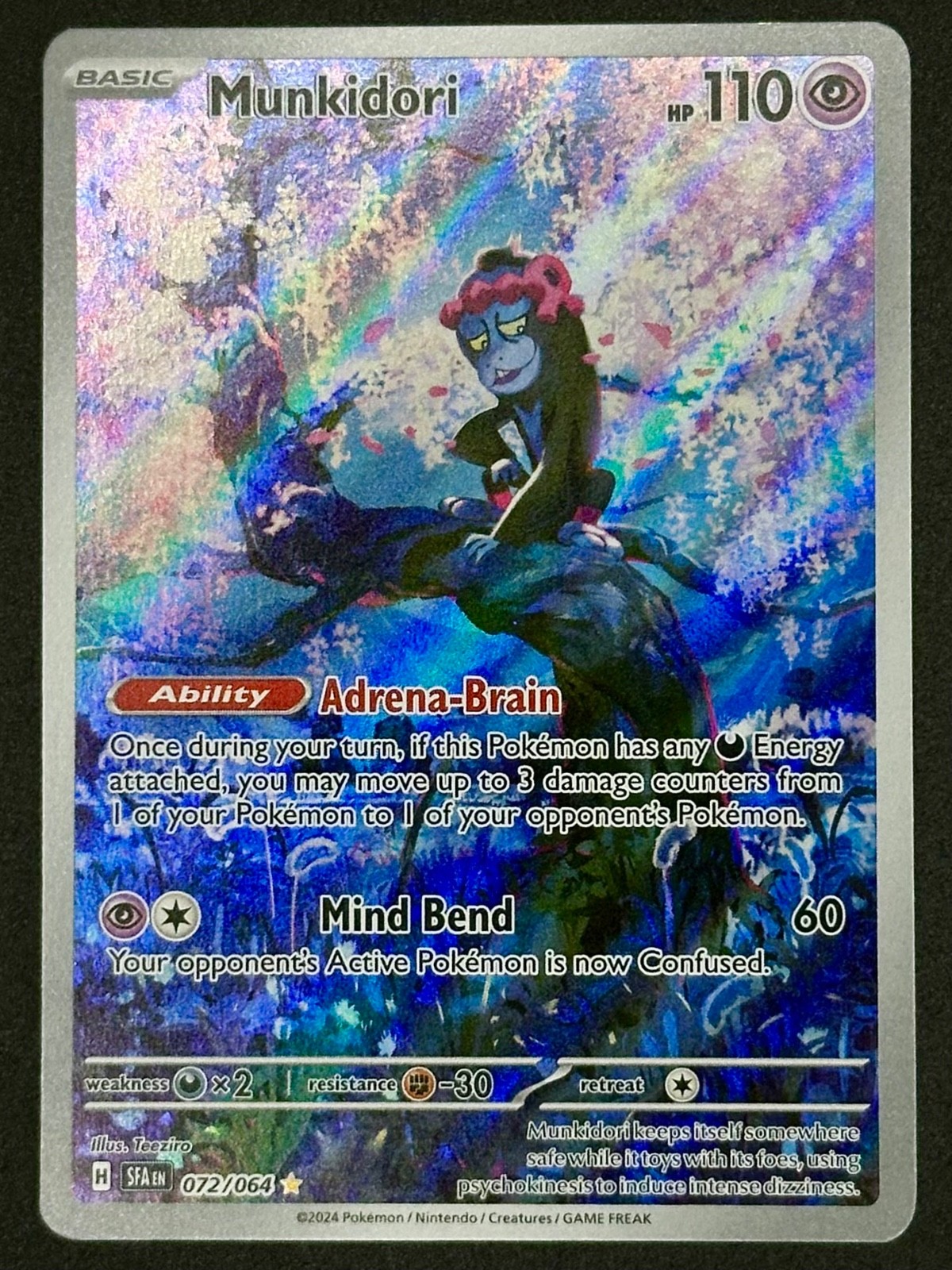 Munkidori 072/064 NM Illustration Rare Sv: Shrouded Fable English Pokemon