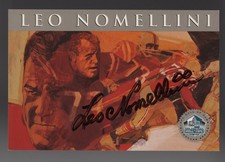 Leo Nomellini 1998 Football Hall Of Fame Signature Autograph Post Card /2500