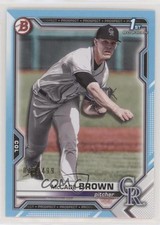 2021 Bowman Draft Sky Blue 18/499 McCade Brown #BD-59 0c3e