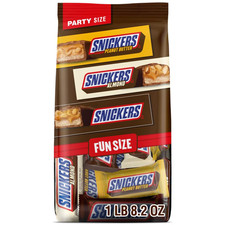Original, Peanut Butter  Almond Fun Size Milk Chocolate Candy Bars Variety Asso