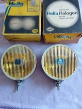 Hella 160 Chrom Yellow Fog Lights Fog Lamps Hella 160 Chrom Yellow Fog Lights Fog Lamps
