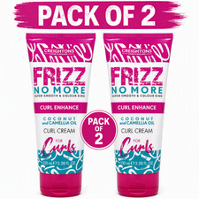 2 x Creightons Frizz No More Curl Enhance Cream Coconut & Camellia Oil 100ml