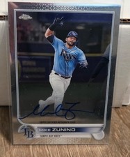 2022 Topps Chrome - Chrome Veteran Autographs Mike Zunino #CVA-MZ