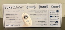 Luxe Bidet NEO 110 White Fresh Water Self-Cleaning OPEN BOX - UNUSED 