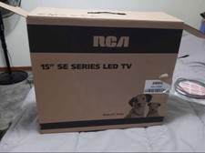 RCA 15-inch Clear Prison TV Tested with Remote No Speakers
