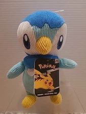 Pokémon 8" Corduroy Piplup Plush Soft Toy NWT