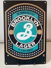 Brooklyn Brewery Sign - Brooklyn Lager - Pre Prohibition - Craft Beer New York
