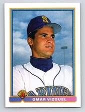 1991 Bowman - Omar Vizquel #245 Seattle Mariners Baseball Card
