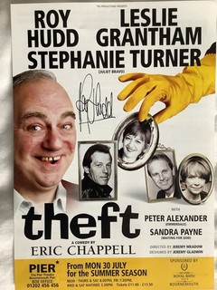 Theft Theatre Flyer Signed By Roy Hudd