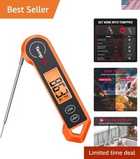Professional Grade Cooking Thermometer with 4.3" Probe  Calibration Feature