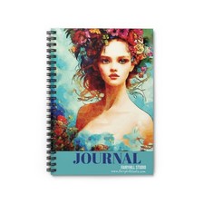 Summer Vibes Journal Spiral Gift notebook - Ruled Line