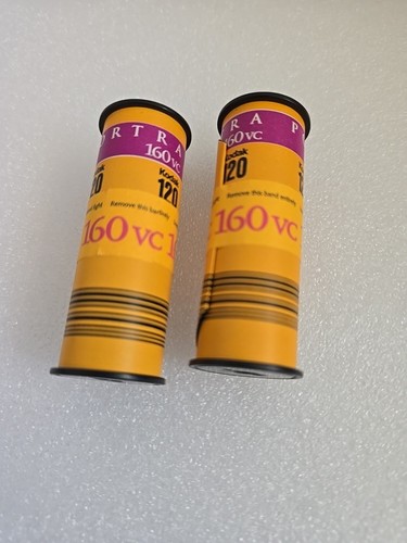 KODAK PROFESSIONAL PORTRA 160VC 120 FILM SEALED 2 Rolls - Picture 2 of 4