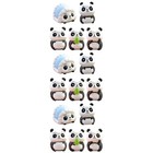  15 PCs Mini Panda Models Schöne Panda Statuen Harz Panda Handwerk Mini