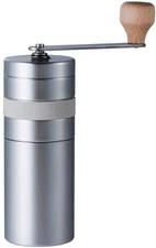 bonmac Bonmac Coffee Mill Ceramic Hand Mill CM-02S Silver Size: Main body only: