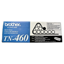 NEW Genuine Brother TN-460 HIGH YIELD Laser Toner Cartridge Black SEALED
