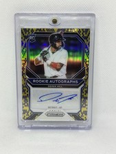 Derek Hill 2021 Panini Prizm Rookie Auto Snakeskin /35 #RA-DH SSP 🐍 Detroit 