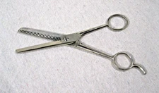 Clauss 6-1/2" Barber Hair Thinning Scissors Shears Grooming Made in Italy