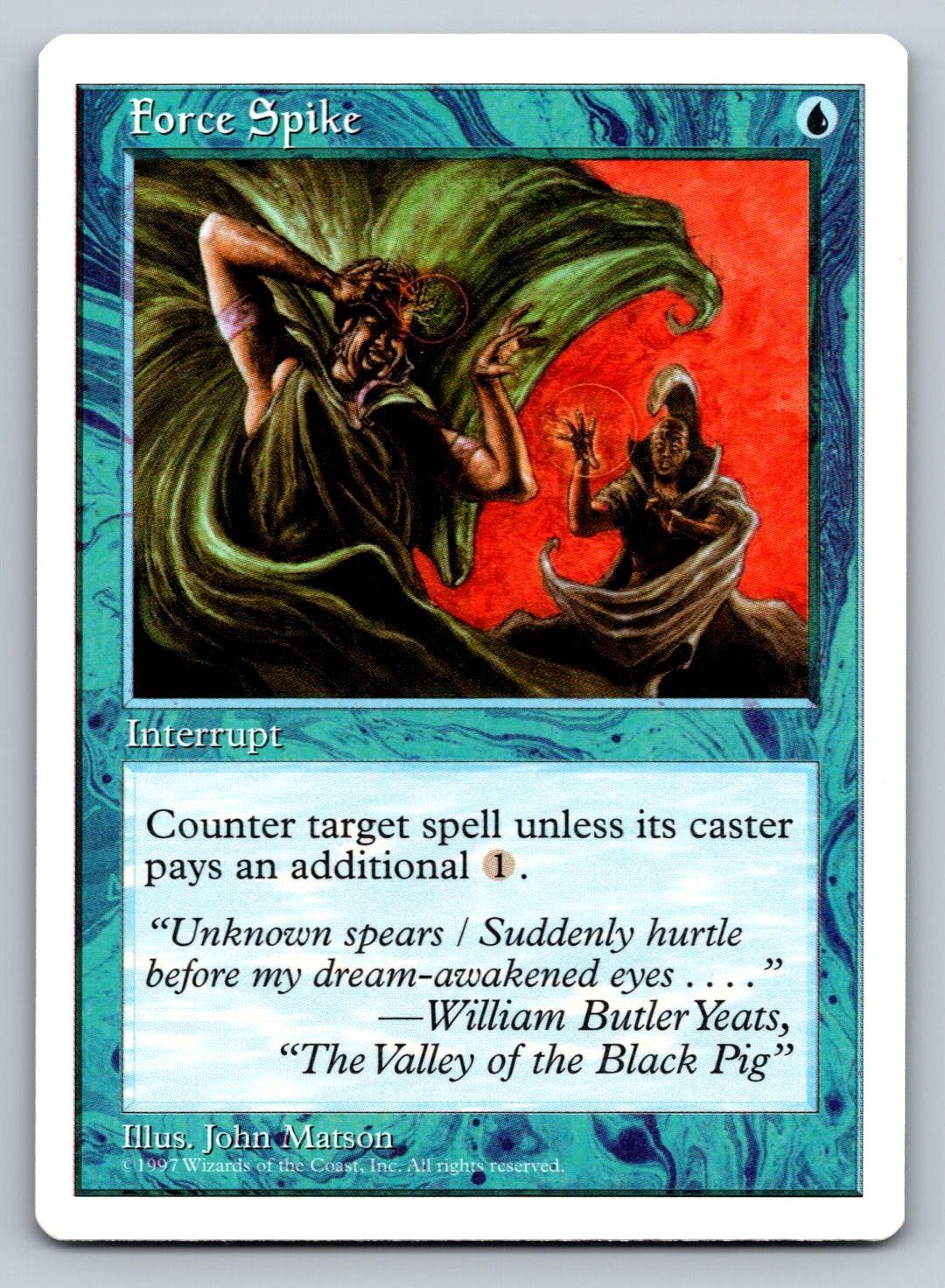 Force Spike Fifth Edition C NM Magic: The Gathering