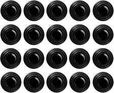1 Pack 20 Pcs Black Car Door Shock Absorber, Universal Soundproof Crash Pad Anti