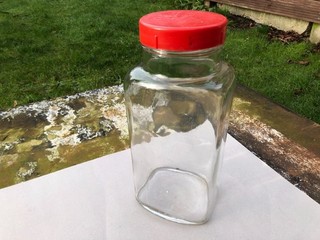 Vintage 1950s shop sweets jar ideal kitchen storage