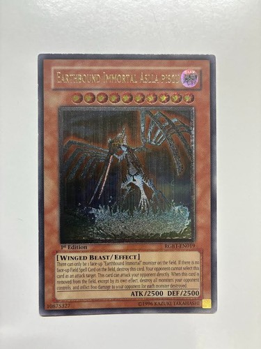 Earthbound Immortal Aslla piscu [Ultimate Rare] RGBT-JP019 YuGiOh Japanese Raging Battle card