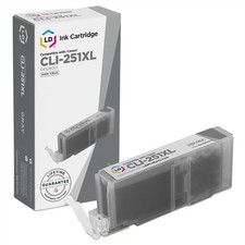 LD 6452B001 CLI251XLGY CLI251 Gray Ink Cartridge for Canon Printer