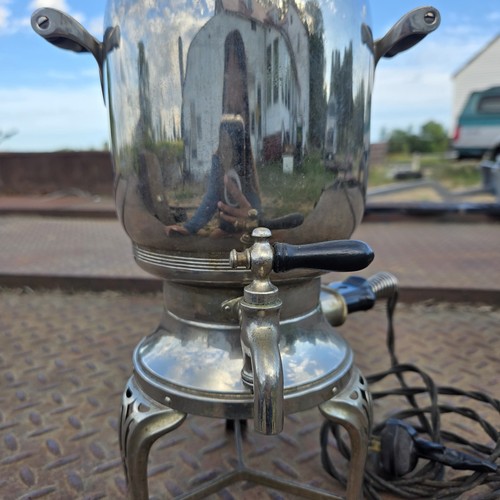 Vintage Landers Frary & Clark Silver-plate Coffee Percolator Year 1914 E9136 Urn - Picture 3 of 23
