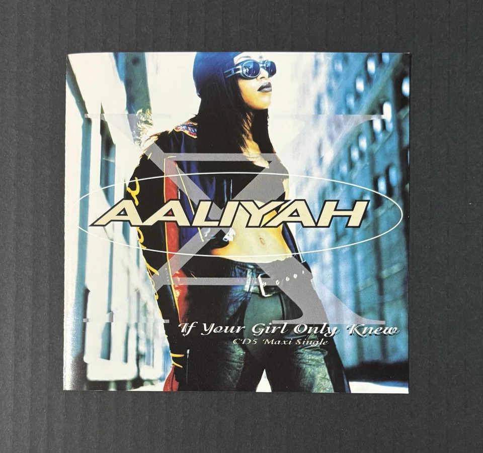 Aaliyah If Your Girl Only Knew 1996 1st Japan Issue Maxi-Single CD OBI Timbaland Foto 4 de 4