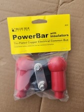 Blue Sea PowerBar Common BusBar 2019 Dual 3/8"x 16 Tin Plated