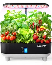 Hydroponics Growing System Kit, 16 Pods, Vertical 8L Indoor Gardening System ...