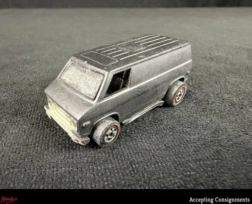 Vintage 1975 Original Mattel Hot Wheels Redline Super Van Flat Black