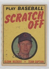 1971 Topps Scratch Off Unscratched Glenn Beckert 1ct0