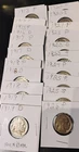 21 Buffalo Nickels, 1913-1926 Each date different, Lot Nic-A-Dates Fillers