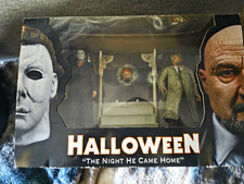 NECA Halloween Boxed Figure Set Michael Myers & Dr Loomis Knife 2004