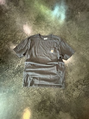 Carhartt Men's K87 Loose Fit Heavyweight Pocket T-Shirt in Carbon Heather