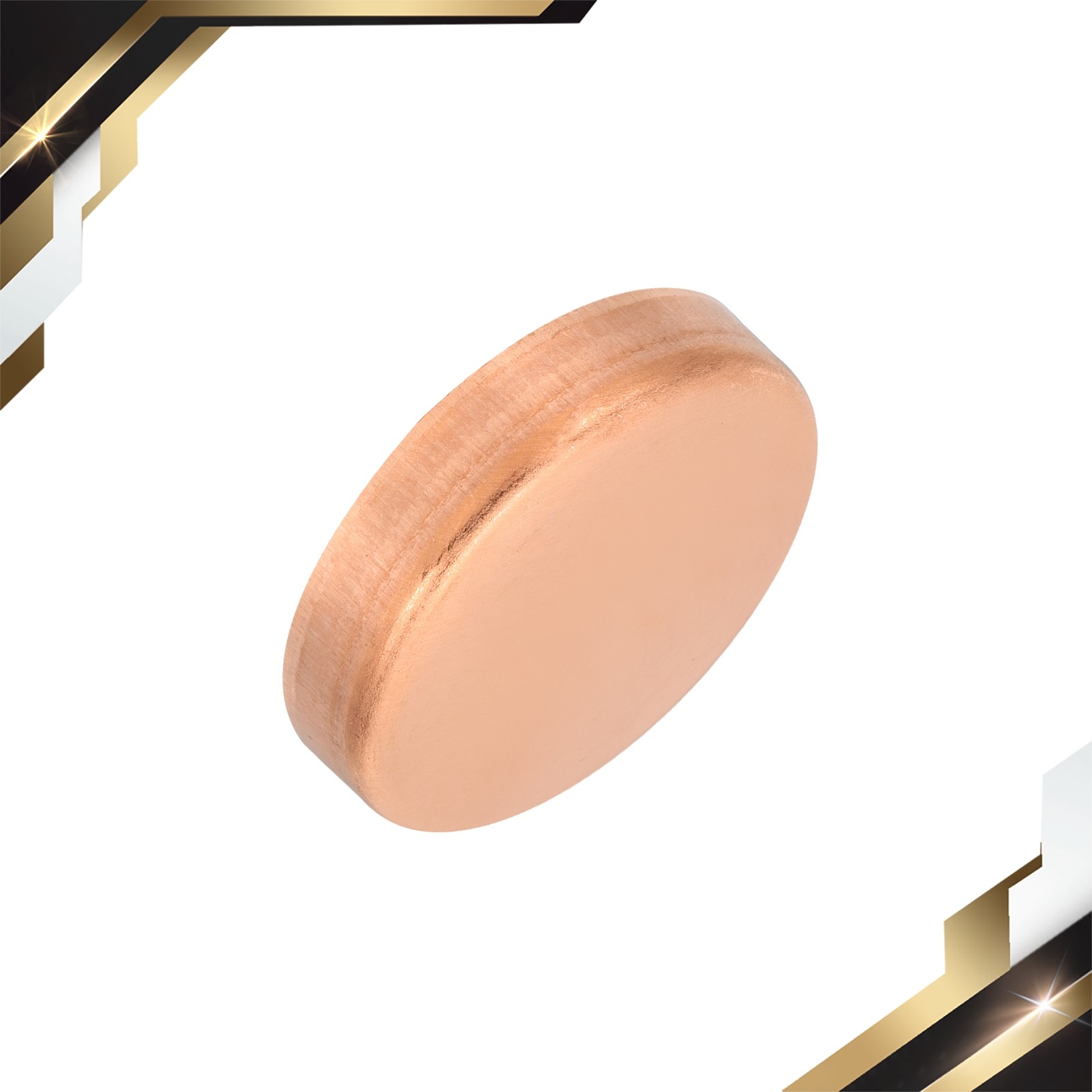 2-5/8 Inch ID Copper Pipe End Cap 3Pcs Copper Fitting Cap Sweat Plug Connection