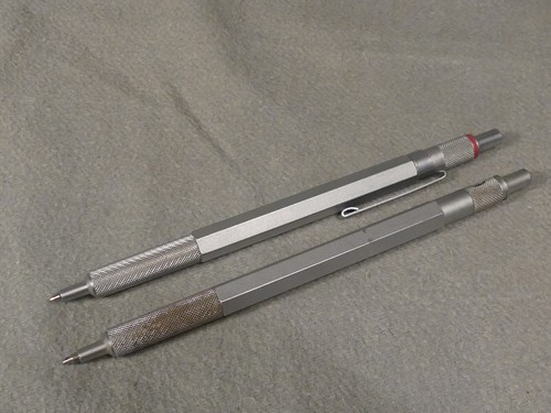 Rotring 600 Newton 2x bolígrafo - defectuoso / repuestos - Imagen 6 de 6