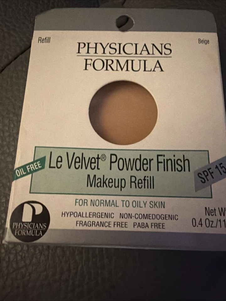 Physicians Formula BEIGE Le Velvet Powder Finish Makeup Refill 0.4oz Normal-Oily - Image 3 of 4