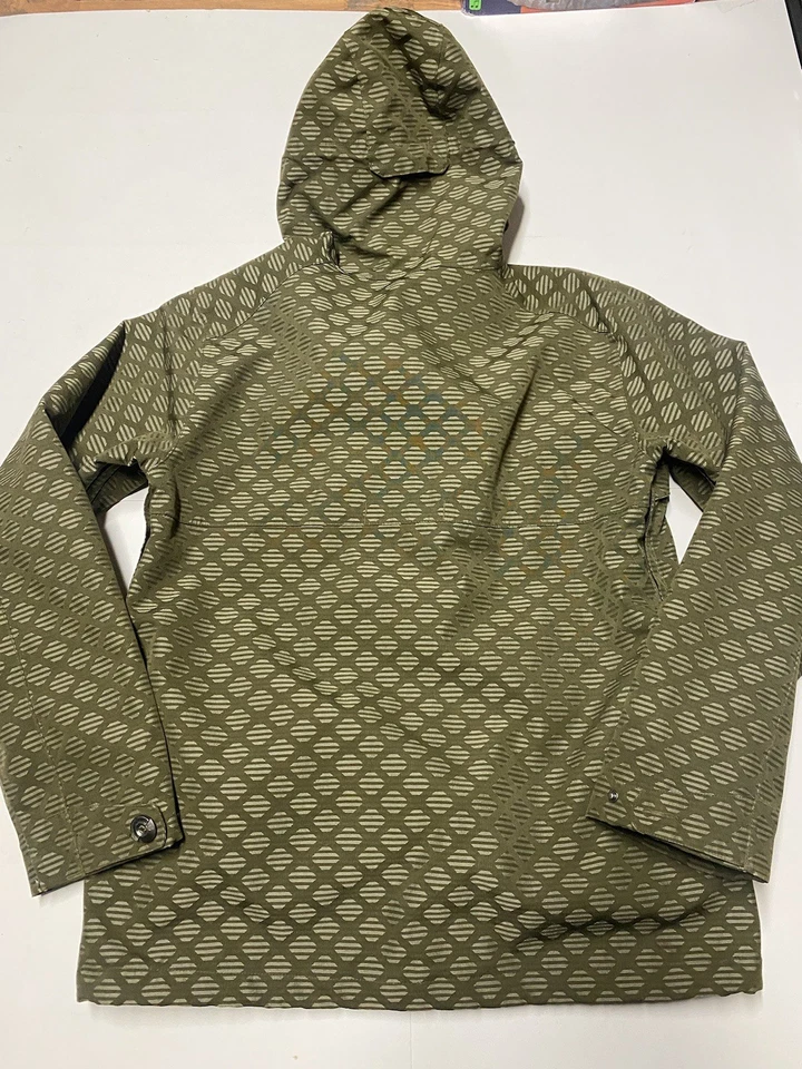 Chaqueta de esquí de snowboard Burton DryRide para hombre grande verde geométrica impermeable Foto 2 de 4