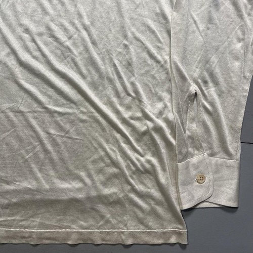 BOTTEGA VENETA Silk Shirt Made in Italy 100% Silk 48 #QOK5MF - Picture 10 of 12