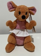 NWT Disney Winnie the Pooh Kanga kangaroo Mattel Beanbag Friend Plush 7" w tag