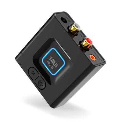 Bluetooth 5.1 Empfänger HiFi Audio Adapter Bass Boost RCA 3,5mm Klinke