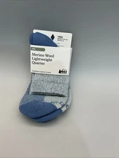 REI Hike Merino Wool Lightweight Quarter Socks Unisex 9-12 Men 10-12.5 Women New