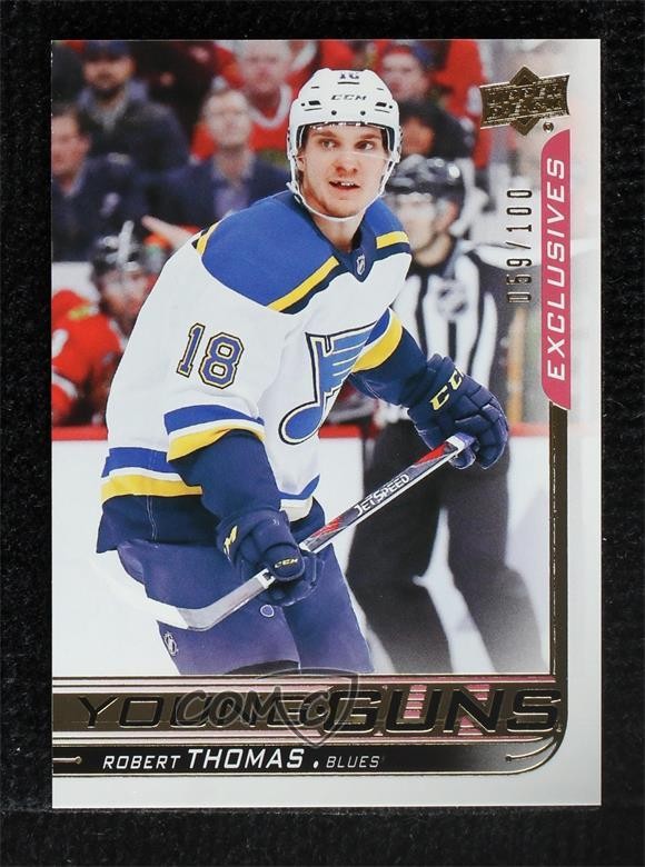 2018-19 Upper Deck Young Guns UD Exclusives 59/100 Robert Thomas #472 ld6