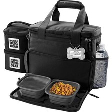 Mobile Dog Gear Week Away Dog Travel Bag 12"x6"x11", Black