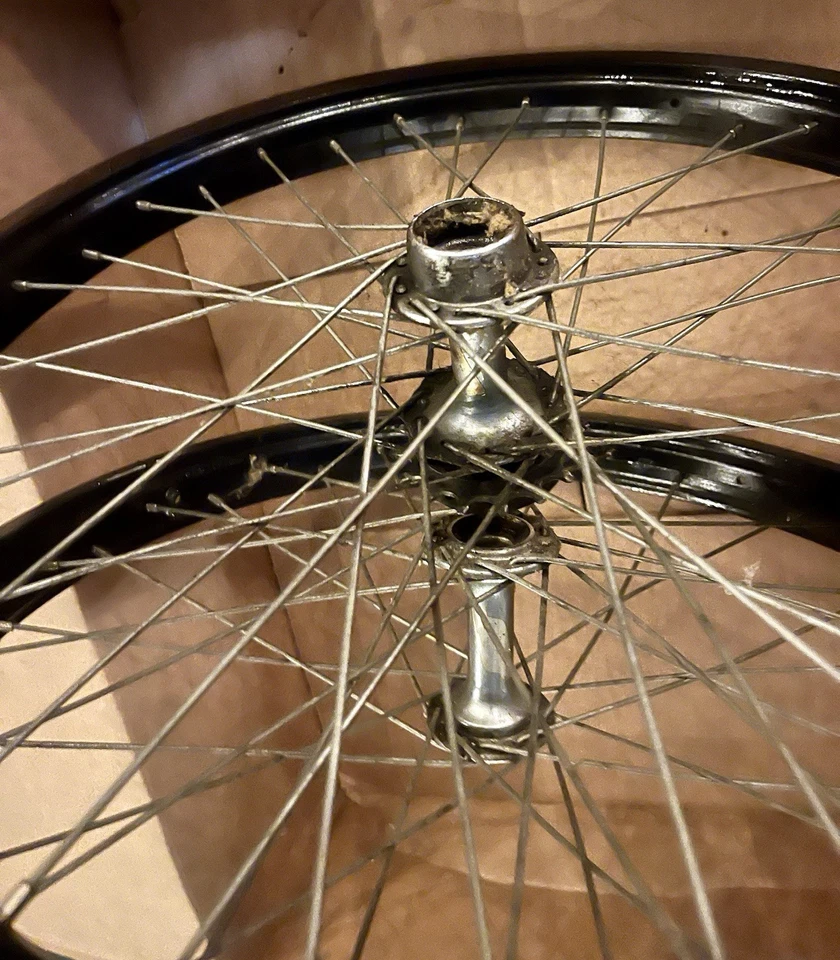 Cubos de prata Old School BMX Black Acs Z Wheels - Imagem 3 de 4