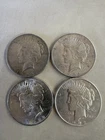 Lot of 4 Better - 1922-D Peace Silver Dollar - 90% US Coin