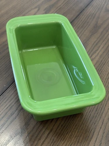FIESTA BAKING baker Bread Meat loaf pan DISH meadow green NEW